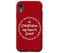 In Christ Alone, My Hope is Found - Passover Easter Thorns Case for iPhone XR