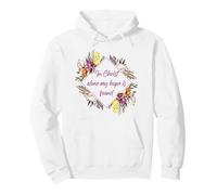 In Christ Alone My Hope is Found Women Girls Christian Faith Pullover Hoodie