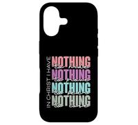 In Christ I Have Nothing to Hide, Prove, Fear, Lose Case for iPhone 17