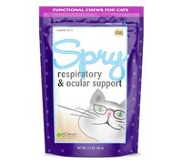 In Clover Spry Daily Respiratory and Ocular Support Soft Chews for Cats, with L-Lysine, Superfoods, and Prebiotics for a Strong Immune System, 2.1 oz. (60 count)
