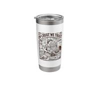in Crust We Trust Sourdough Baker Bread Lover Stainless Steel Insulated Tumbler