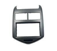 In-Dash Mounting Frames 2 DIN 7 INCH Car Fascias Stereo Radio Panel Audio Navi Frame Dash Kit For Chevrolet For Aveo For Sonic 2011 2012 2013 2014 2015(Gray)