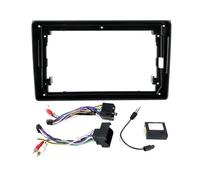 In-Dash Mounting Frames 9 Inch Car Radio Face Frame Cable For A4 S4 RS4 8E 8F B9 B7 Fascia Stereo Panel Dash Kit Refitting Installation Bezel