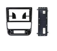 In-Dash Mounting Frames 9 Inch Car Radio Fascia Frame For Peugeot 406 1995-2005 Panel Dash Kit Install Facia Console Audio Bezel GPS Adapter(Black frame)