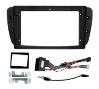 In-Dash Mounting Frames 9 Inch Fascias Frame For Seat For Ibiza 6j 2009-2013 Car Radio Stereo Panel Dashboard Installation Trim Kit 16Pin Power Cable Canbus(Frame-cable can)