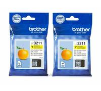 Genuine Brother LC3211 Value Pack K/C/M/Y Ink Cartridges - Vat Inc