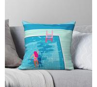 In Deep Palm Springs Swimmer Square Pillowcase Polyester Linen Velvet Pattern Zip Decor Throw Pillow Case Sofa Seater Cover