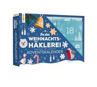 In der Weihnachtshäklerei - Der Adventskalender mit Material und Anleitungsbuch für 24 Häkelprojekte: Box (38,5 x 26,5 x 5 cm) mit 24 kleinen Boxen, Garn (100 % Acryl), Zubehör für 24 Häkelprojekte