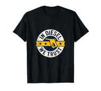In Diesel We Trust Trucker Badge Graphic T-Shirt