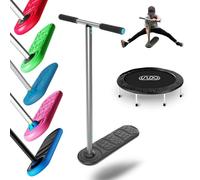 In Do The Trick Scooter Stunt Scooter Kickstart Classic - Ages 6-15, Black - Non-Slip Deck & Adjustable Handlebar on Scooter for Kids Ages 8-12 - Lightweight Aluminium Ride for Adults