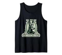 In Doberman Pinscher We Trust Funny Vintage Doberman Dog Tank Top