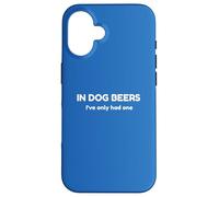 In Dog Beers Funny Drinking Humor Sarcastic Joke Case for iPhone 16