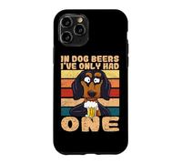 In Dog Beers I've Only Had One Beer Drinking Dachshund Case for iPhone 11 Pro