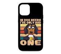 In Dog Beers I've Only Had One Beer Drinking Dachshund Case for iPhone 12/12 Pro