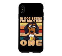 In Dog Beers I've Only Had One Beer Drinking Dachshund Case for iPhone XS Max