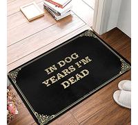 In Dog Years I'm Dead Floor Mat/Cushioned Kitchen Grunge Room Decor