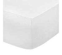 In Dreams White Euro king Fitted Sheet 160cm x 200cm x 25cm (63" x 78" bed) polycotton 13 colours