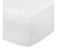 In Dreams White Euro king Fitted Sheet 160cm x 200cm x Extra deep 15" deep box