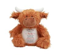 In Each Others Hands, We've Found Love That Will Last Forever, Valentines Day Gift, Soft Toys, Teddy Bear. (Highland Cow)