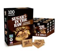 In-Ear Earphones Sugar In The Raw Granulated Turbinado Cane Sugar On The Go Packets, Pure Natural Sweetener, Hot & Cold Drinks
