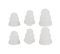 In-Ear Headphones Eartips Triple Flange Earpads Suitable for Earphones with Inner Hole 3.8mm-4.5mm Earphone Pads Replacement