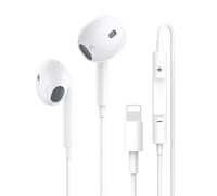 In-Ear Headphones for i-Phone - HiFi Stereo Wired L-ightning Earphones with Noise Isolation, Built-in Mic & Volume Control | Compatible with i-Phone 14/14 Plus/14 Pro/14 Pro Max/13/12/11/XR/XS/X/8/7