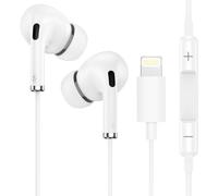 In-Ear Headphones for iPhone 14 Pro Max/14 Pro/14 Plus/14/13/12/11/SE/X/XS/XR/8, iPhone Wired Earphones Earbuds with Microphone and Volume Control HiFi Audio Stereo Lightning Headphones Wired Headsets