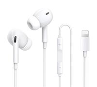 In-Ear Headphones for iPhone, MFi Certified, Headphones with Cable, HiFi Audio Stereo with Connection Microphone and Volume Control, Lightning Headphones with iPhone 14/14 Pro/13/12/11/XS/X/8/7/SE