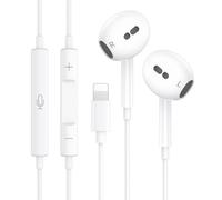 In-Ear Headphones for iPhone [MFi Certified] HiFi Headphones Audio Stereo with Connection Microphone and Volume Control, iPhone Headphones with iPhone 14 Pro Max/13 Pro/13/12/11/Mini/XR/XS/X/SE/8/7