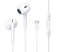 In-Ear Headphones USB C Compatible with iPhone 16 Pro Max/15 Plus Extra Bass Earphones Provide Volume and Microphone control Compatible with Huawei Xiaomi Galaxy (USB C)