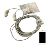 In-Ear Headphones with Long Cable, Earphones with Extra Long Cable | Portable Cable Headphone Monitor Headset with Clear Sound for L