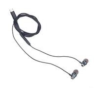 In Ear Headphones with USB-C Interface and Microphone for HiFi Sound Performance and Operational Convenience (Type-C Black)