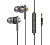 In Ear Headphones with USB-C Interface and Microphone for HiFi Sound Performance and Operational Convenience (3.5mm Black)