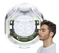 In Ear Wireless Earbuds - Noise Cancelling Earphones, Digital Display Long Battery Life Clear Calls Comfortable Fit for Sports Exercise Gym Office Work Travel Music Listening Hands Free