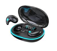 In-Ear Wireless Earbuds - Soft Silicone Buds, Invisible Set, Mini Rechargeable Headset | Cell Phone Noise Canceling Side Sleeper Sleep For Fishing Cycling Exercise Home Use