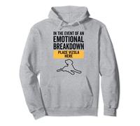 In Event Of Emotional Breakdown - Dog Vizsla Pullover Hoodie