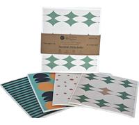 In Every Kitchen (IEK Swedish Dishcloths 4 Pack - Reusable & Compostable Kitchen Cloths, Ultra Absorbent Cellulose Cleaning Towels, Eco Friendly Paper Towel Replacement (Shapes Pack)