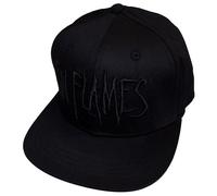 In Flames Black Logo Snapback Baseball Cap