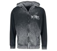 In Flames Jester Head Hoodie Jacket grey M