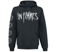 In Flames Jesterhead White Raven Hoodie black XXL
