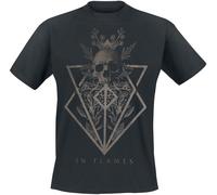 In Flames Skull - Heavyweight T-Shirt black M