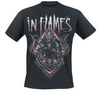 In Flames Temple Mask T-Shirt black L