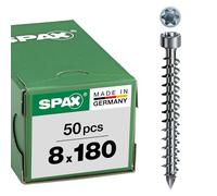 IN.FORCE, 8 x 180 mm, 50 pieces, fully threaded, cylinder head, T-Star plus T40, cut tip, Wirox - 1221010801805