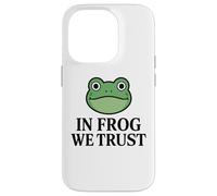 In Frog We Trust - Portland Frog Case for iPhone 14 Pro