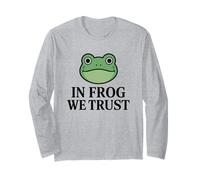 in Frog We Trust - Portland Frog Long Sleeve T-Shirt