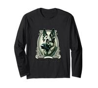 In German Shepherd We Trust Funny Vintage Shepherd Dog Long Sleeve T-Shirt