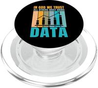 In God we trust all Others must bring Data Joke Data Analyst PopSockets PopGrip for MagSafe