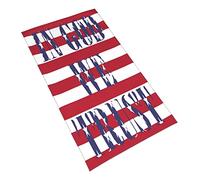 in God We Trust Hand Towels Words On USA Flag Blue White Red Soft Absorbent Hand Towel Spa Gym Hotel Bath Bathroom Shower Towel