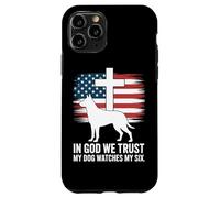 In God We Trust My Dog Watches My Six Christian Patriot Case for iPhone 11 Pro