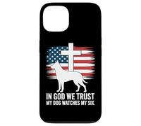In God We Trust My Dog Watches My Six Christian Patriot Case for iPhone 13